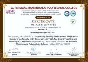 Er perumal fdp savitha